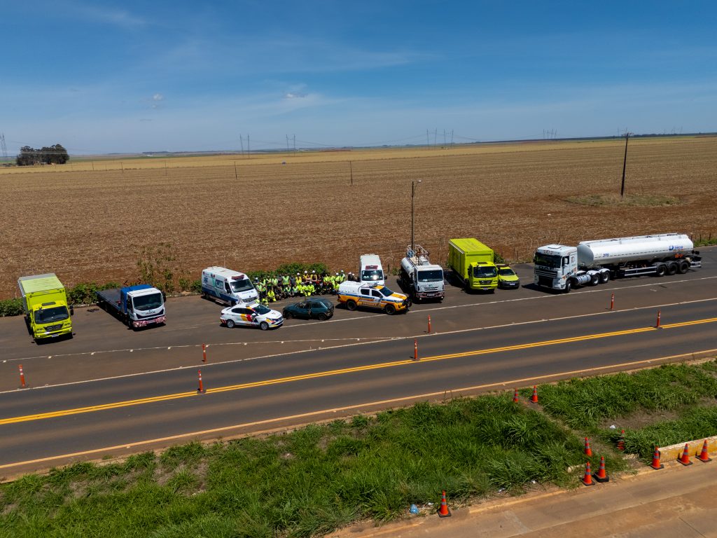 Simulado na MG-190 reforça ações integradas de segurança viária em Minas Gerais