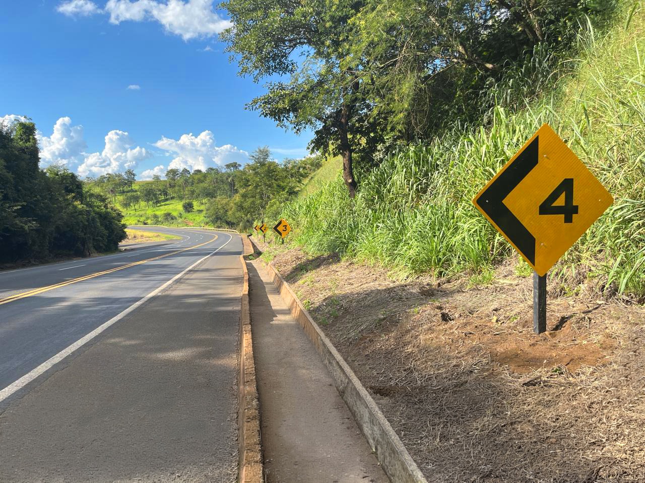 Intervenções reforçam segurança em curvas de rodovias do Triângulo e Alto Paranaíba